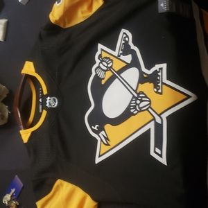 Autographed penguins jersey